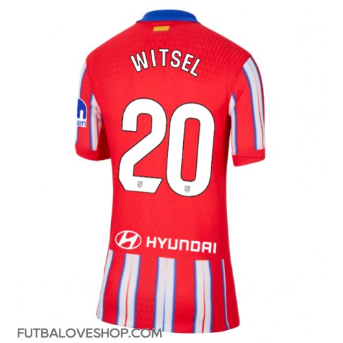 Dres Atletico Madrid Axel Witsel #20 Domáci pre Ženy 2024-25 Krátky Rukáv